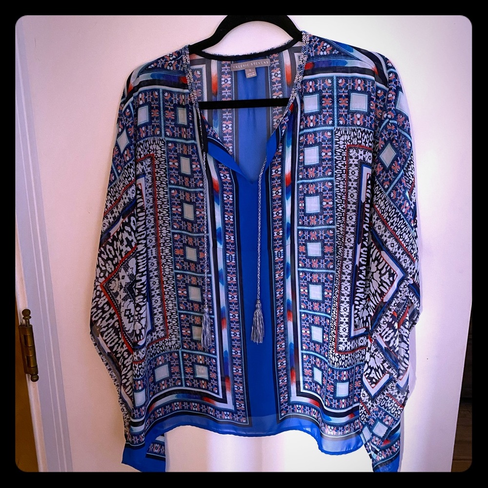 Colorful, geometric tunic!